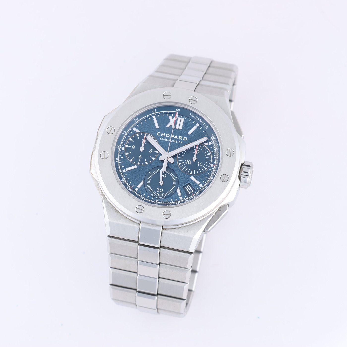 Chopard Alpine Eagle XL Chrono 298609-3001 SS AT Blue-Face Watch