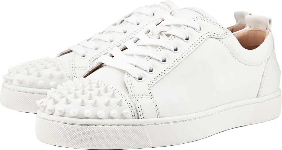 Christian Louboutin Louis Junior Spikes Men's Sneakers White