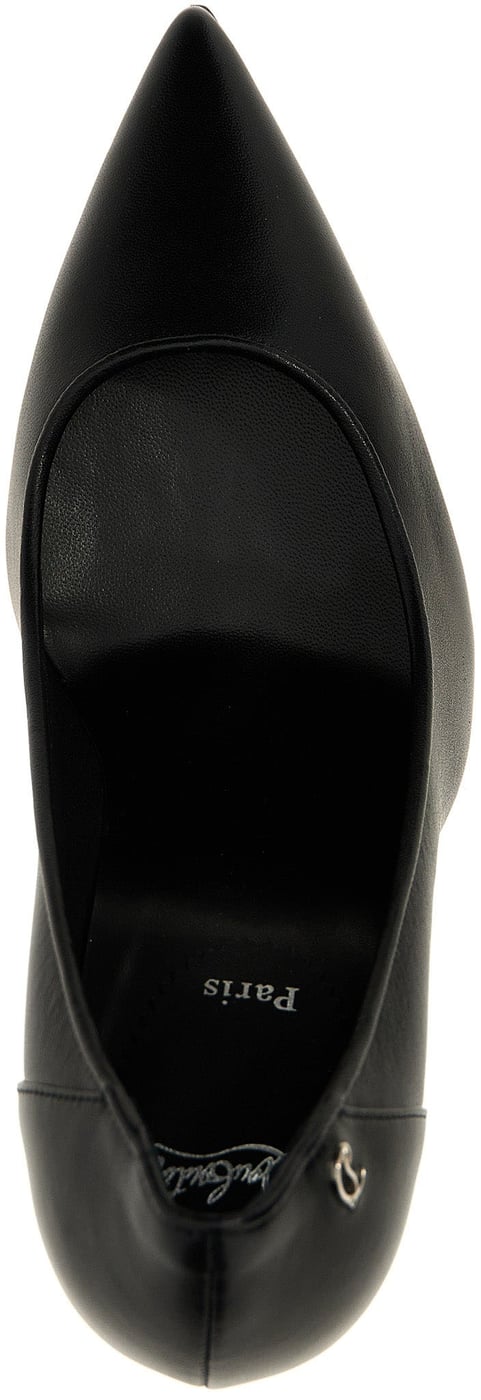 Christian Louboutin Black Napa Leather / Calf Bos Taurus High Heel Pumps