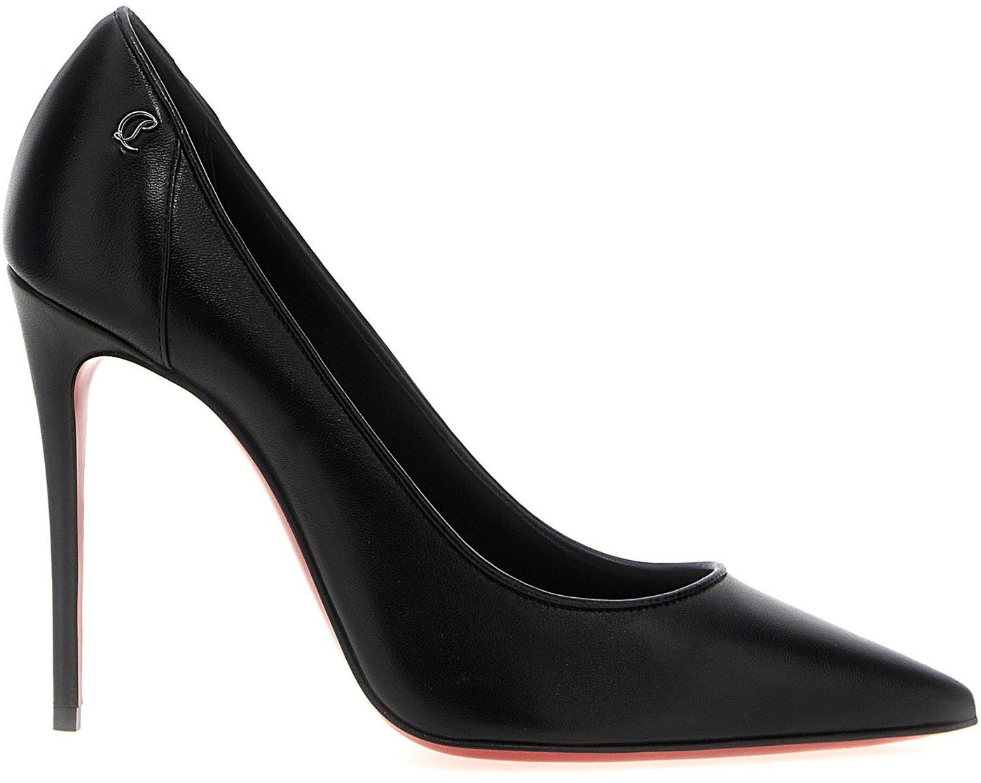 Christian Louboutin Black Napa Leather / Calf Bos Taurus High Heel Pumps