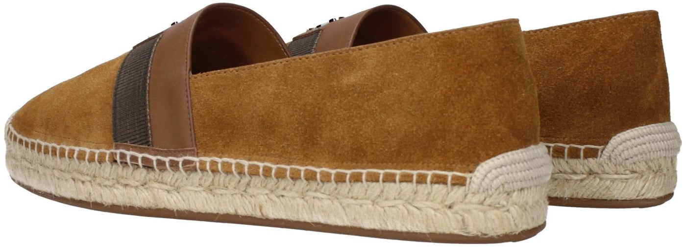 Christian Louboutin Brown Leather Espadrilles