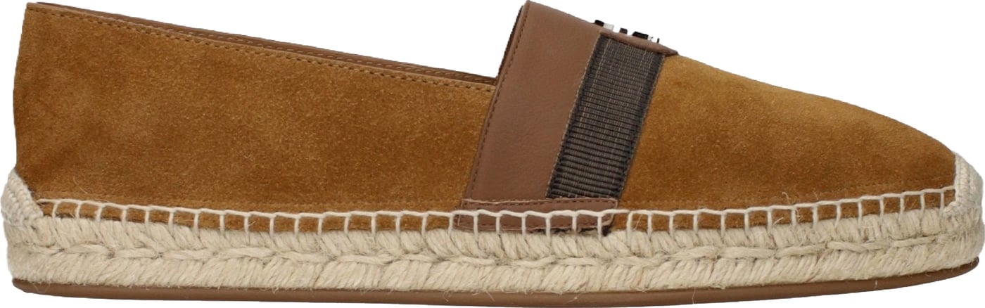 Christian Louboutin Brown Leather Espadrilles