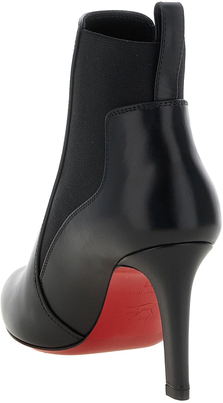 Christian Louboutin Black Calfskin Ankle Boots