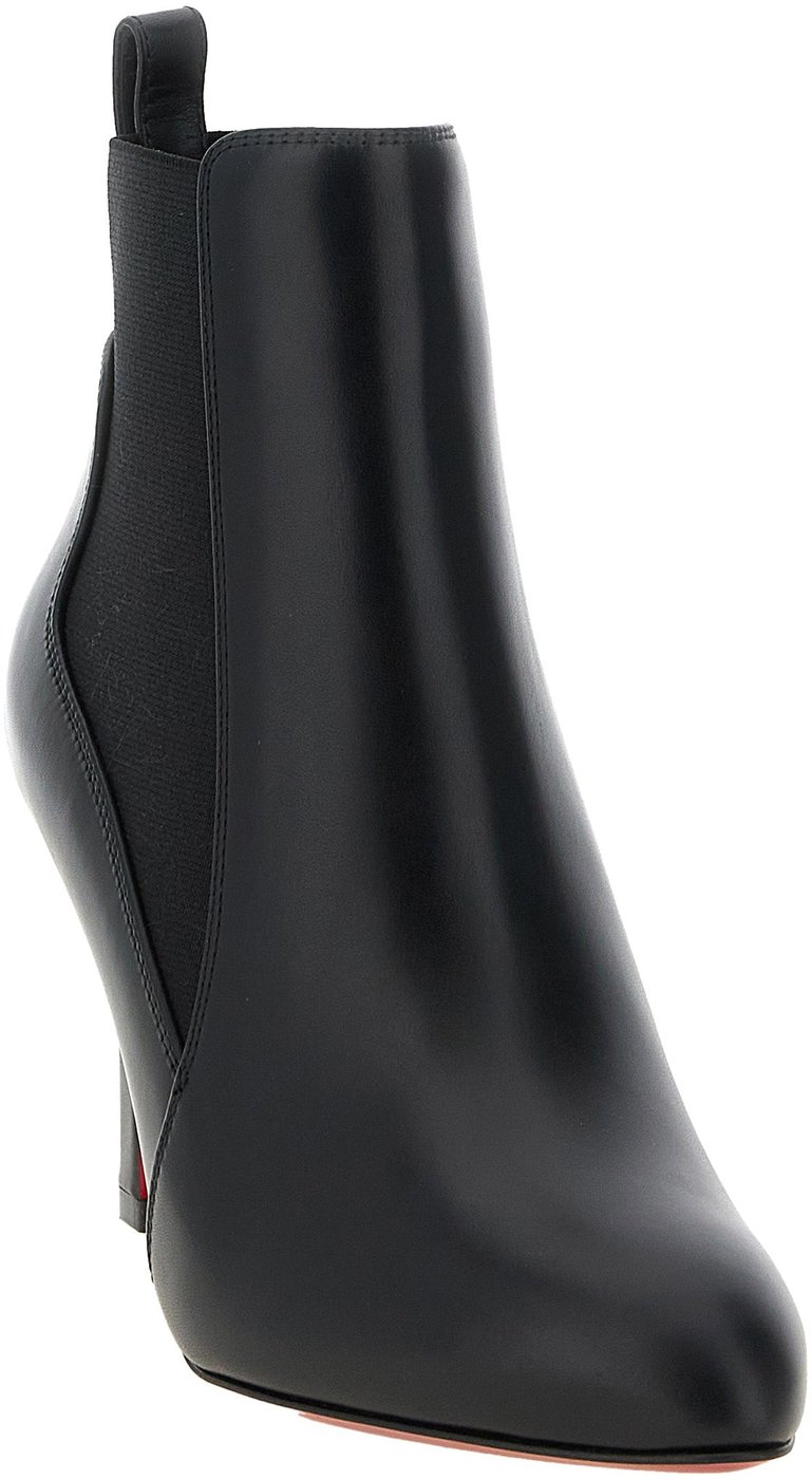 Christian Louboutin Black Calfskin Ankle Boots