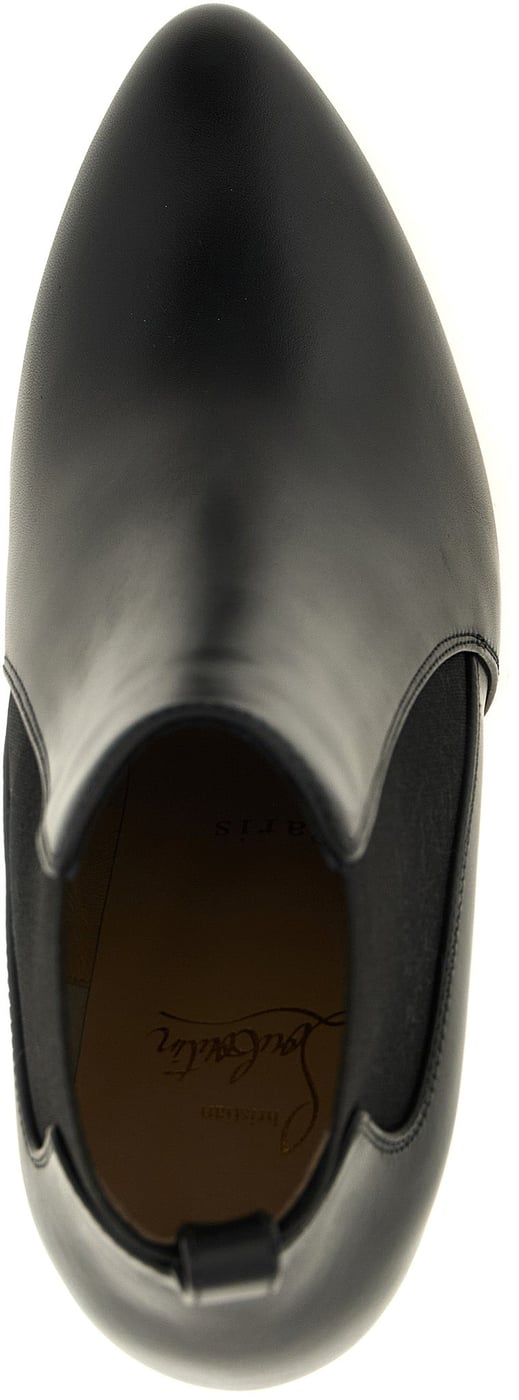 Christian Louboutin Black Calfskin Ankle Boots
