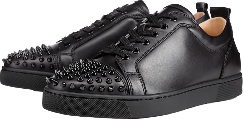 Christian Louboutin Louis Junior Spikes Men's Sneakers Black