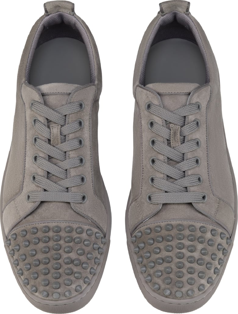 Christian Louboutin Louis Jr Spikes Canopy Men's Sneakers Grey