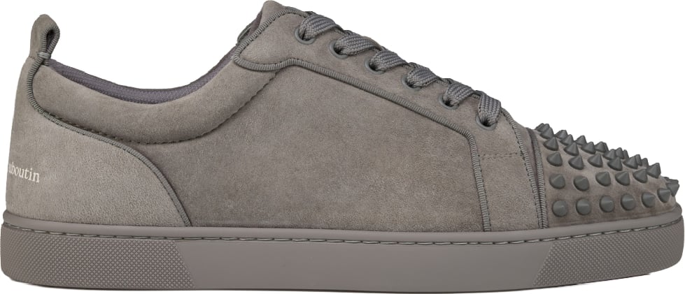 Christian Louboutin Louis Jr Spikes Canopy Men's Sneakers Grey