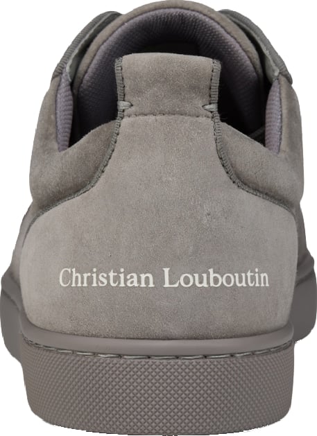 Christian Louboutin Louis Jr Spikes Canopy Men's Sneakers Grey
