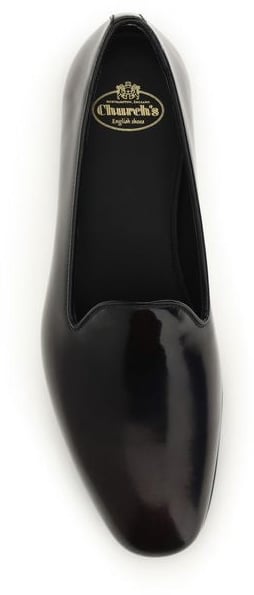 Church's Bordeaux Calf Leather Bos Taurus Slip-On Loafers