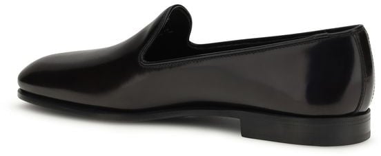 Church's Bordeaux Calf Leather Bos Taurus Slip-On Loafers