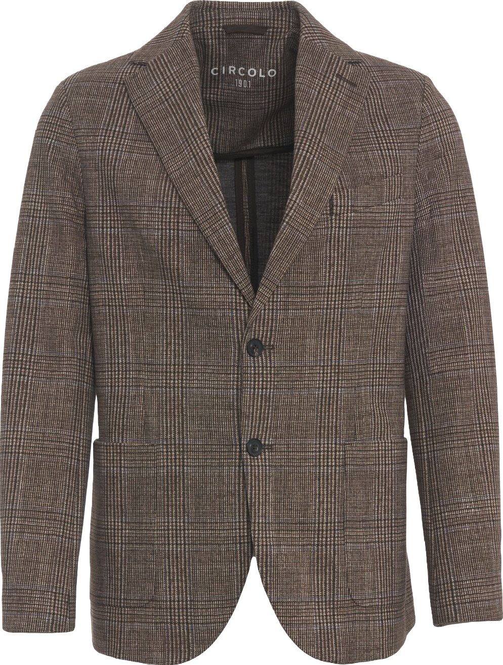 Check pattern blazer
