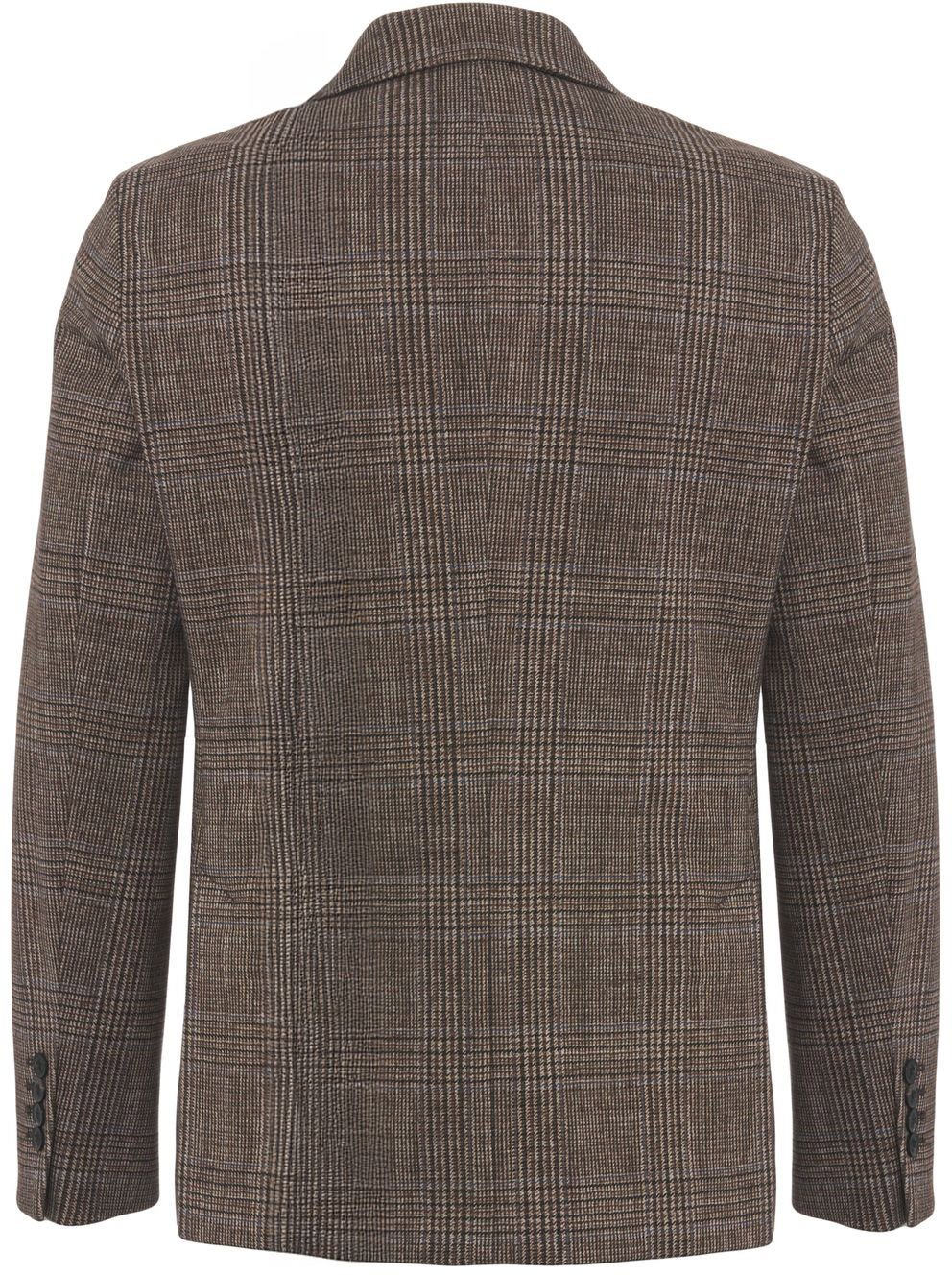 Check pattern blazer