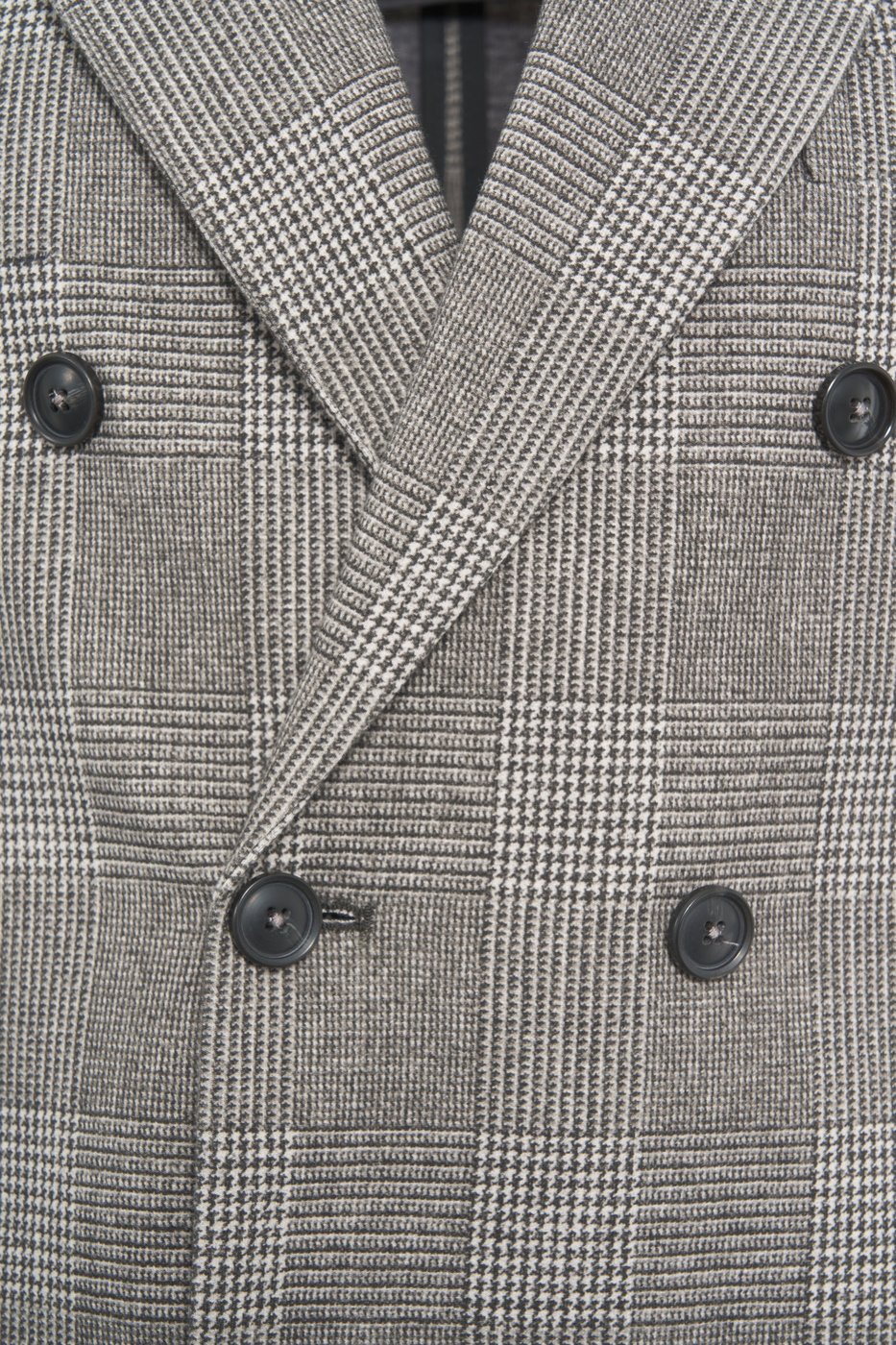 Blazer with check pattern
