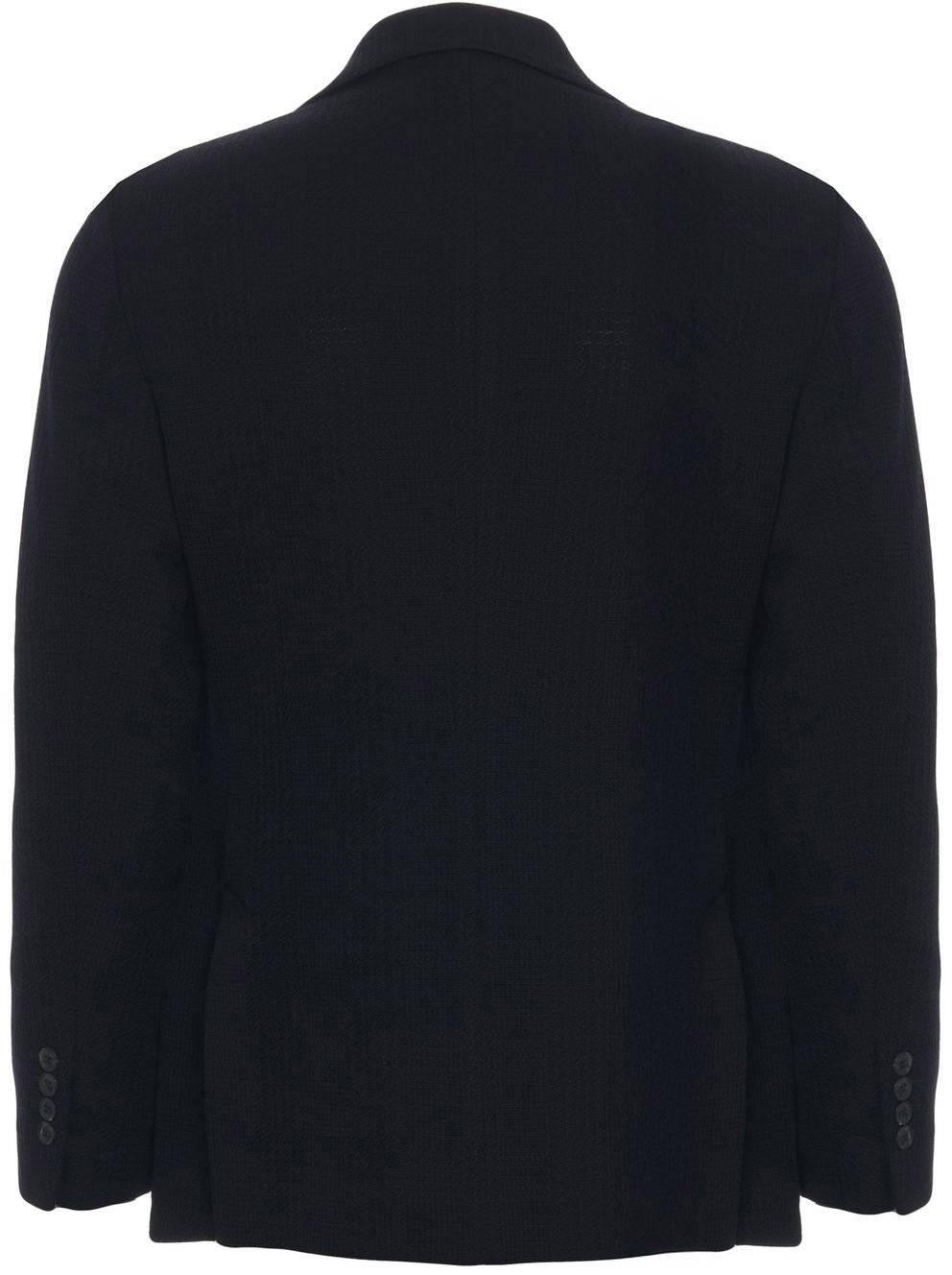 Blazer with patch pockets