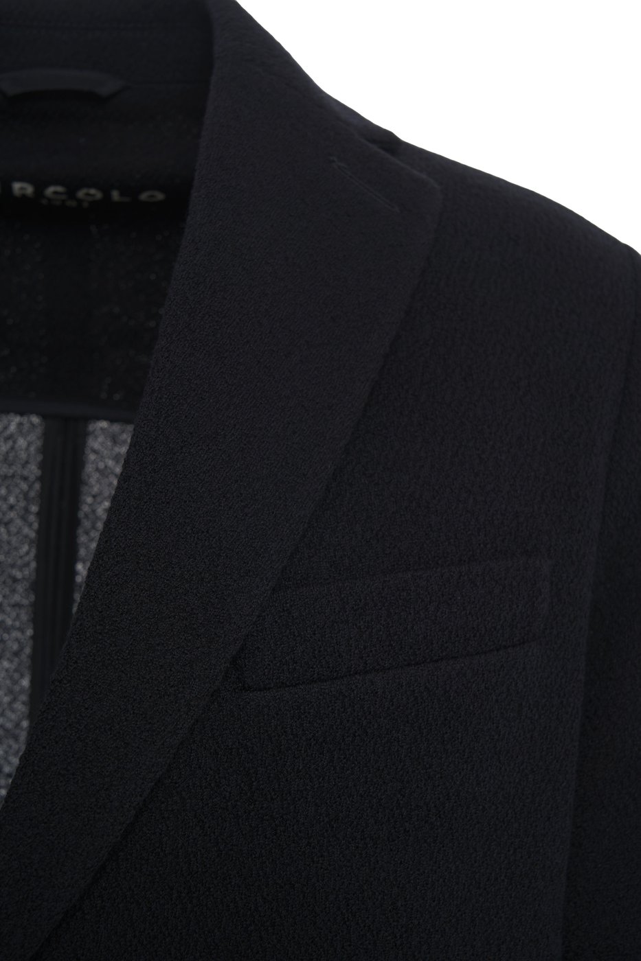 Blazer with patch pockets
