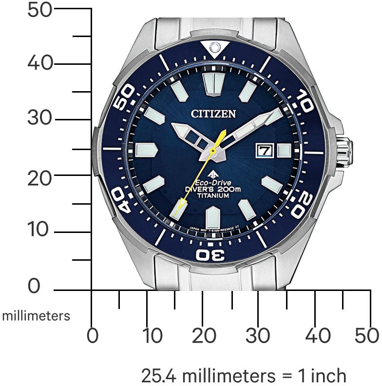 BN0201-88L Promaster Marine titanium horloge