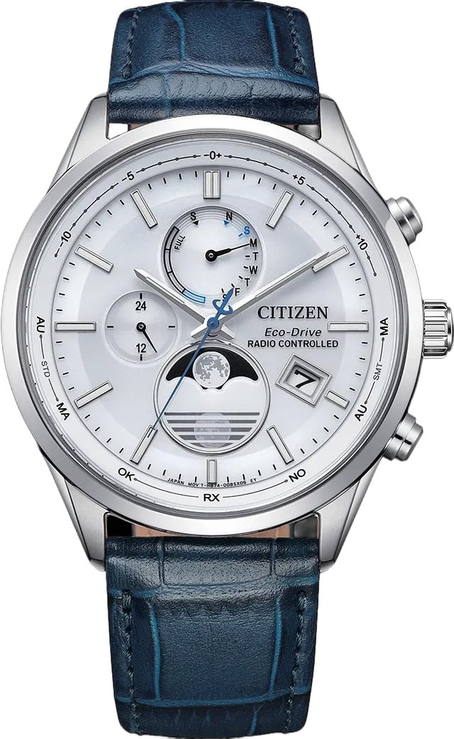 BY1030-09A Radio Controlled Moon Phase horloge