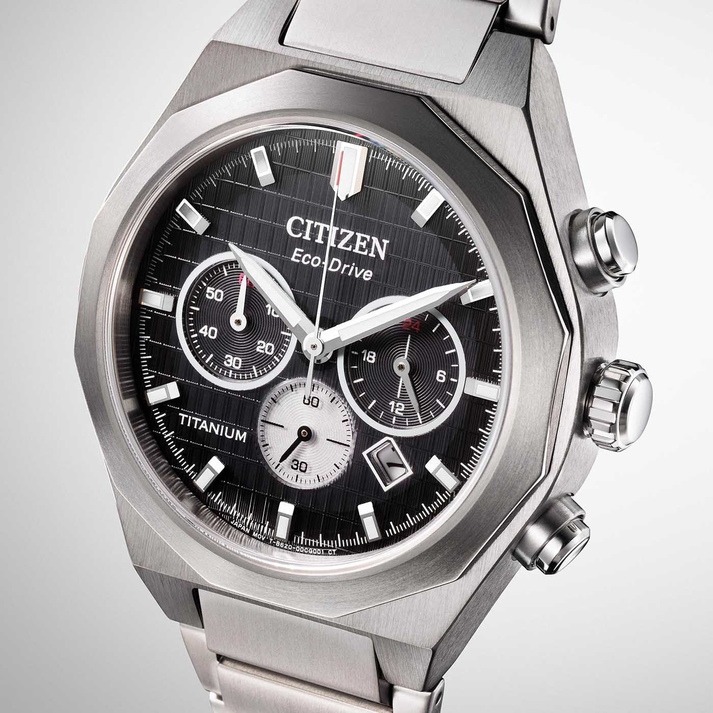 CA4690-51E Zenshin 60 Senkei Super Titanium horloge