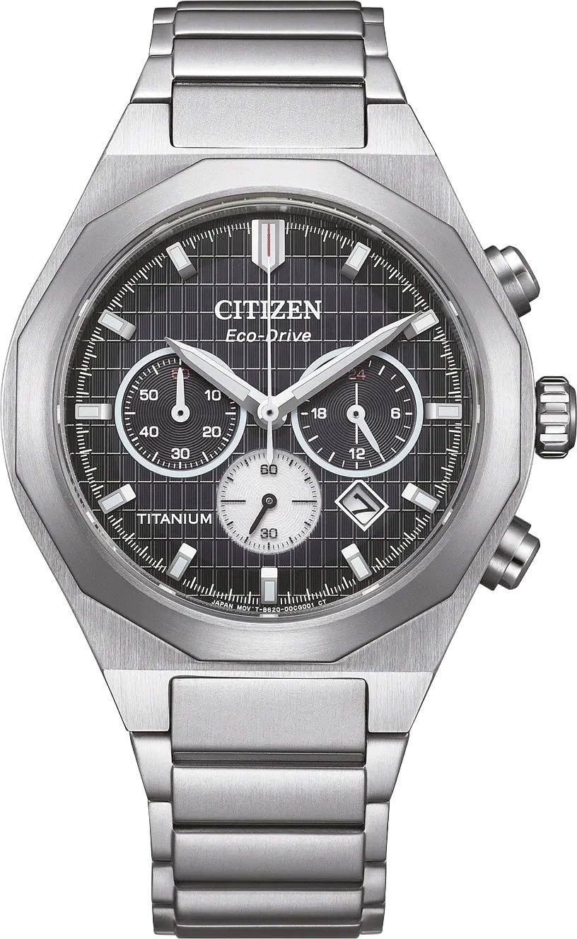 CA4690-51E Zenshin 60 Senkei Super Titanium horloge
