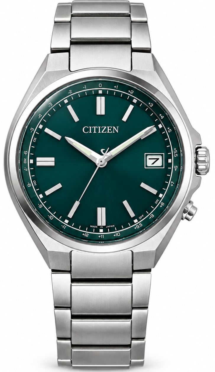 CB1160-55W Radio Controlled Eco-Drive Super Titanium horloge