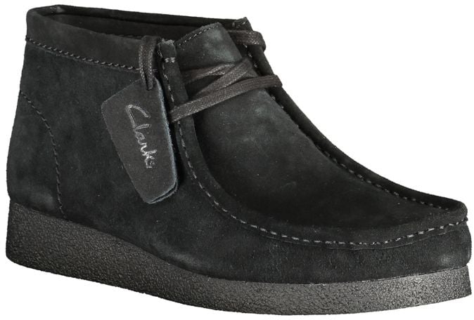 Clarks Nero Leather Men Sneaker