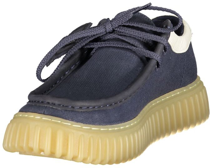 Clarks Blue Fabric Men's Shoe