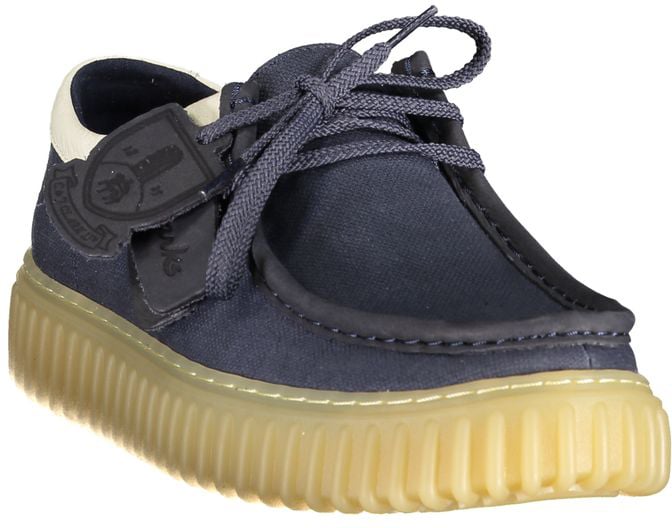 Clarks Blue Fabric Men's Shoe