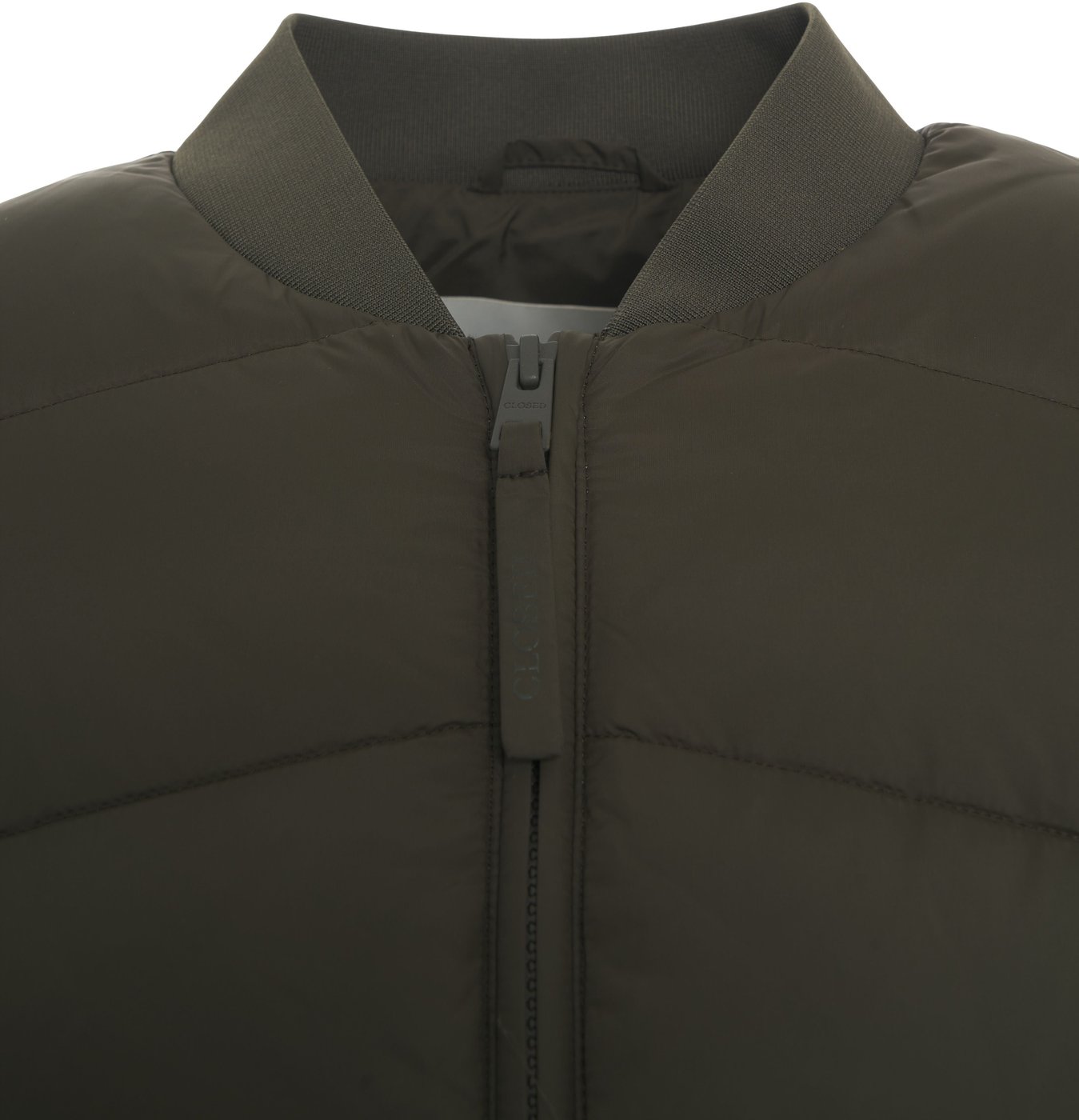 Quilted bomber jacket