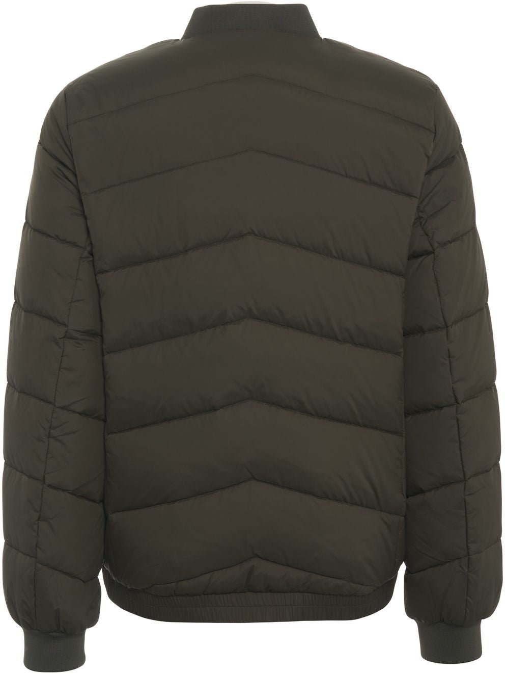 Quilted bomber jacket