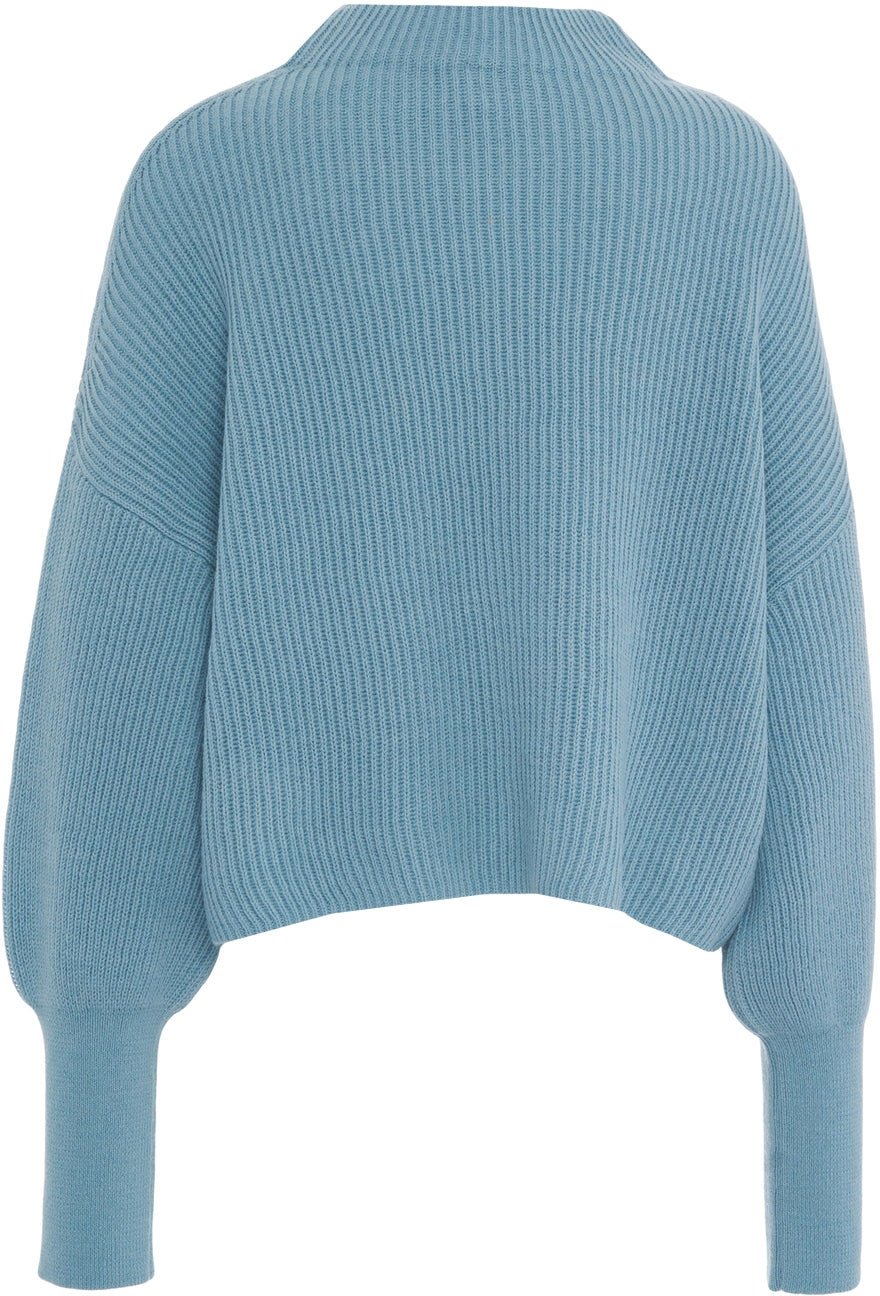 Sweater with ribbed cuffs