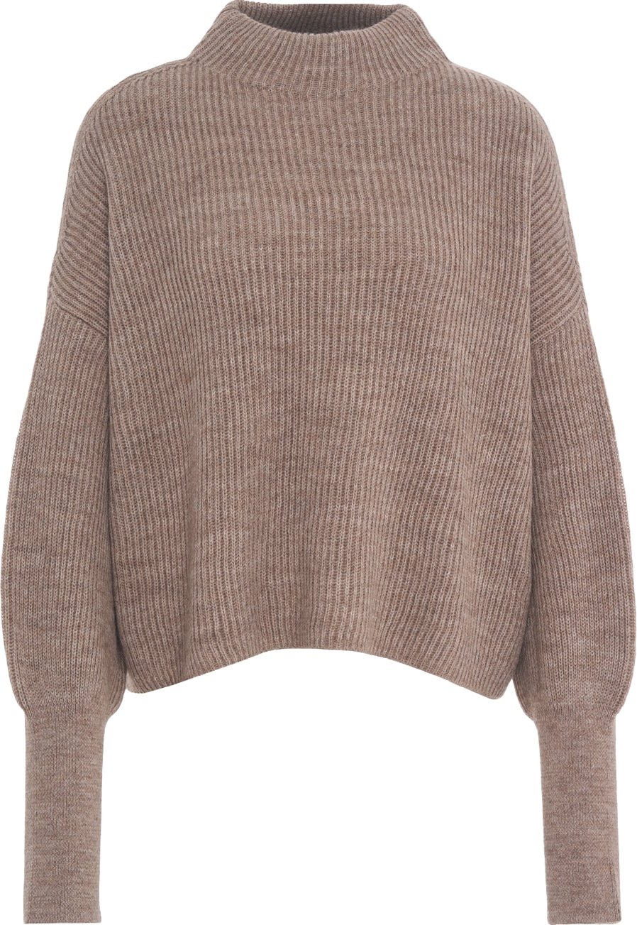 Sweater with ribbed cuffs