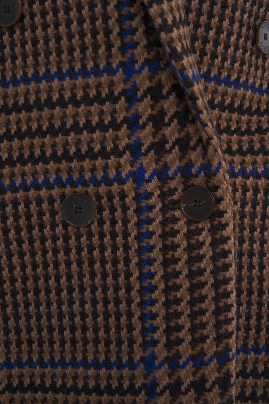 Blazer with check pattern