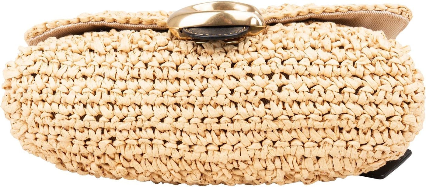 Coach Raffia Soft Tabby Crossbody Bag
