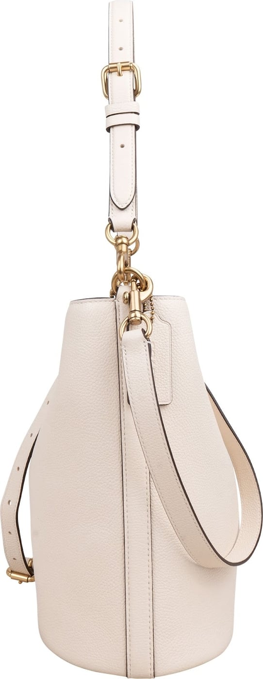 Coach Polished Pebble Leather Willow Bucket Crossbody Shoulder Bag