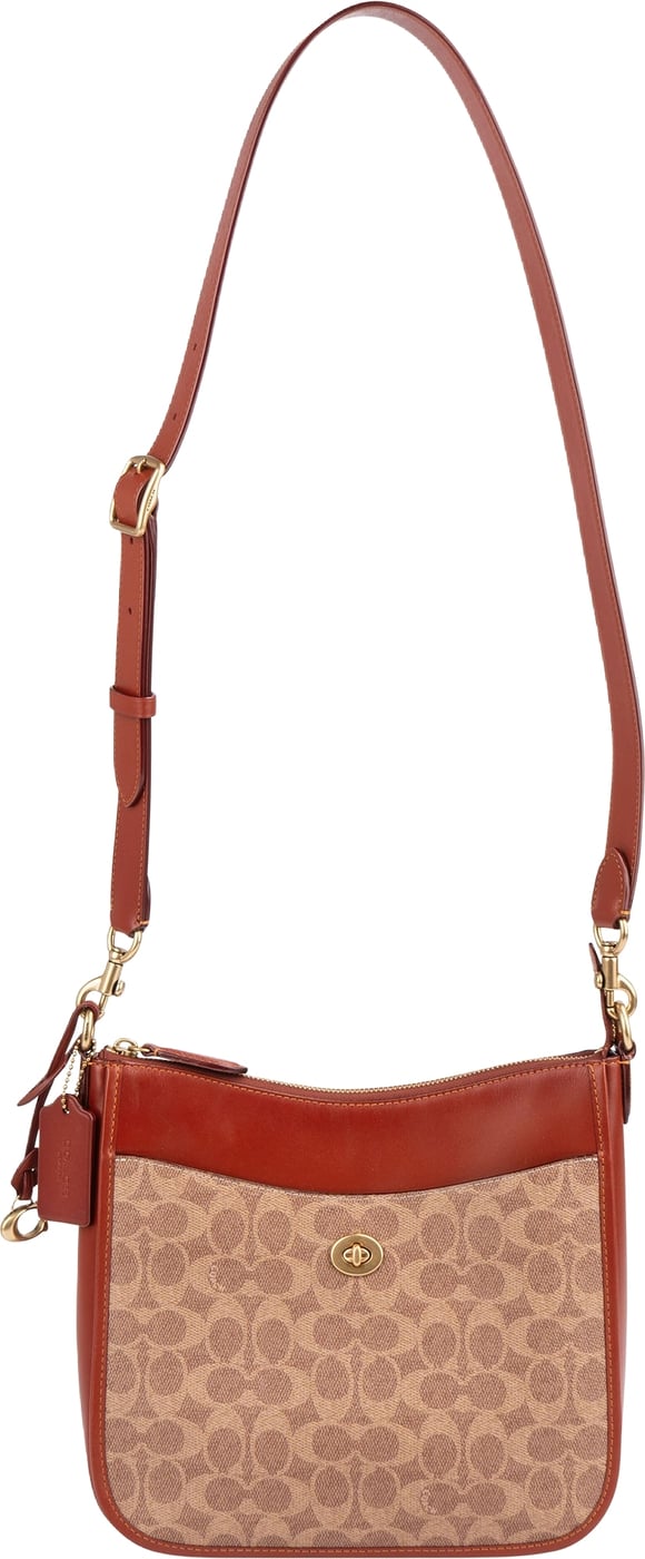 Coach Monogram Signature Canvas Chaise Crossbody Bag