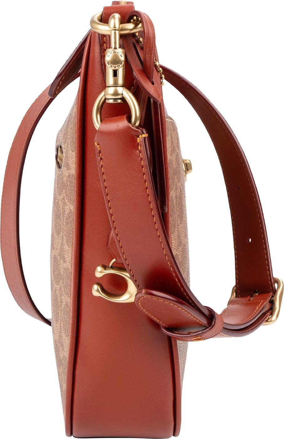 Coach Monogram Signature Canvas Chaise Crossbody Bag