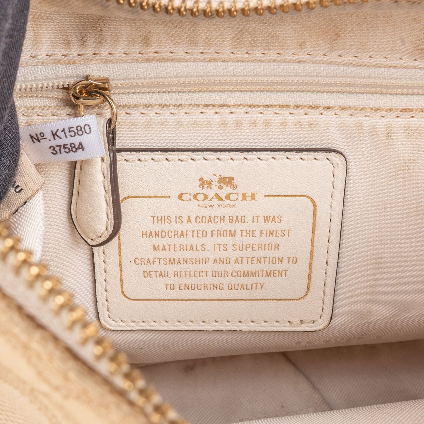 Coach Jacquard Monogram Handbag