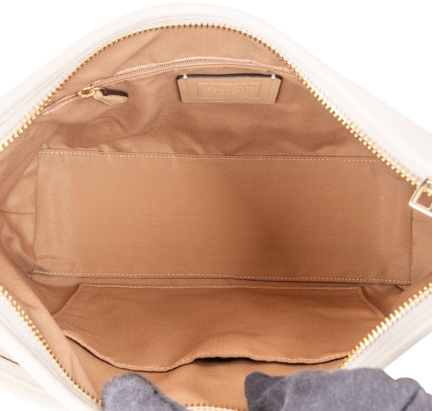 Coach Pebbled Leather Laurel Shoulder Crossbody Bag
