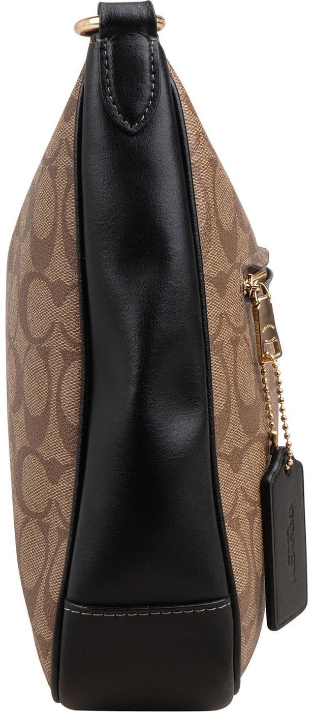 Coach Monogram Signature Canvas Ellie File Crossbody Bag
