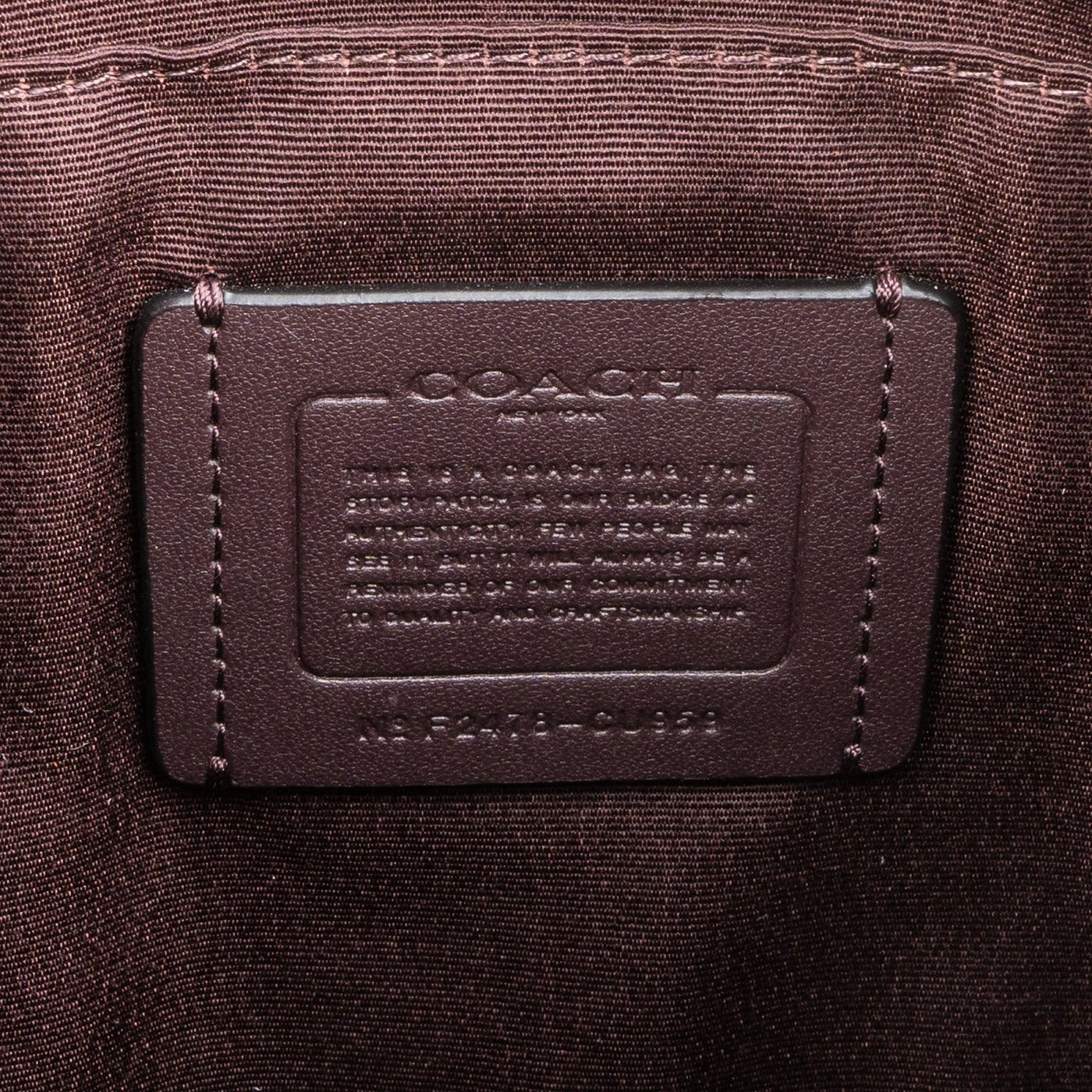 Coach Monogram Signature Canvas Ellie File Crossbody Bag