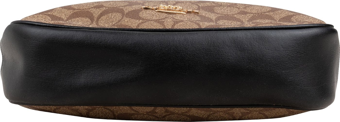 Coach Monogram Signature Canvas Ellie File Crossbody Bag