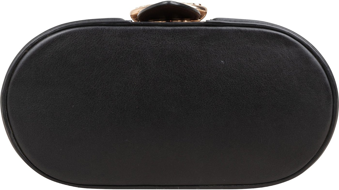 Coach Monogram Signature Georgie Gem Vanity Case Rivets Crossbody Handbag