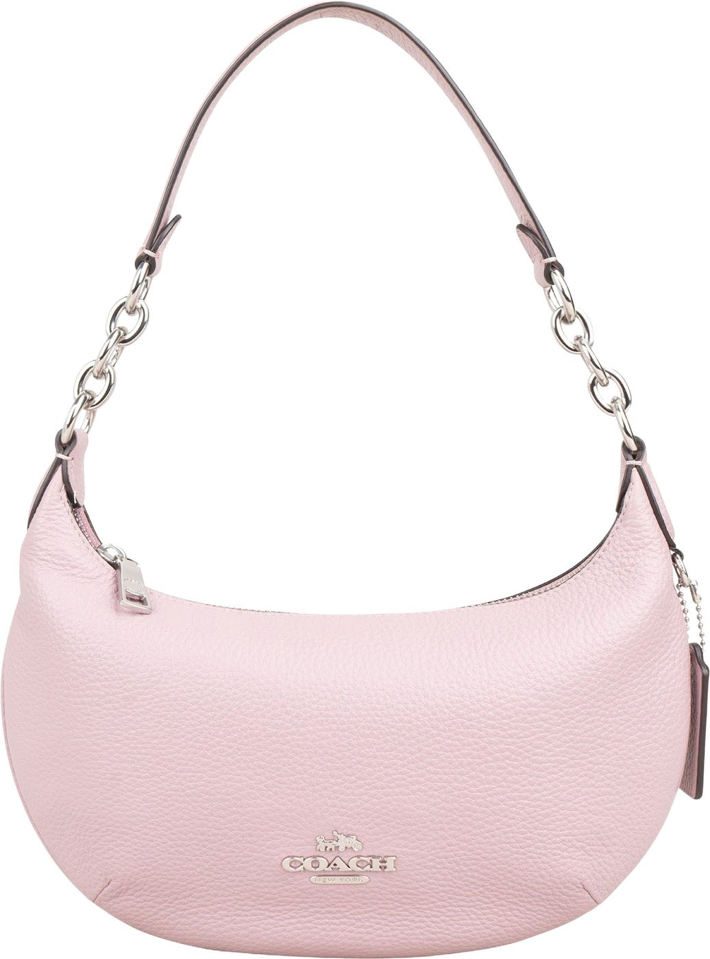 Coach Lilac Pebbled Leather Small Payton Shoulder Bag