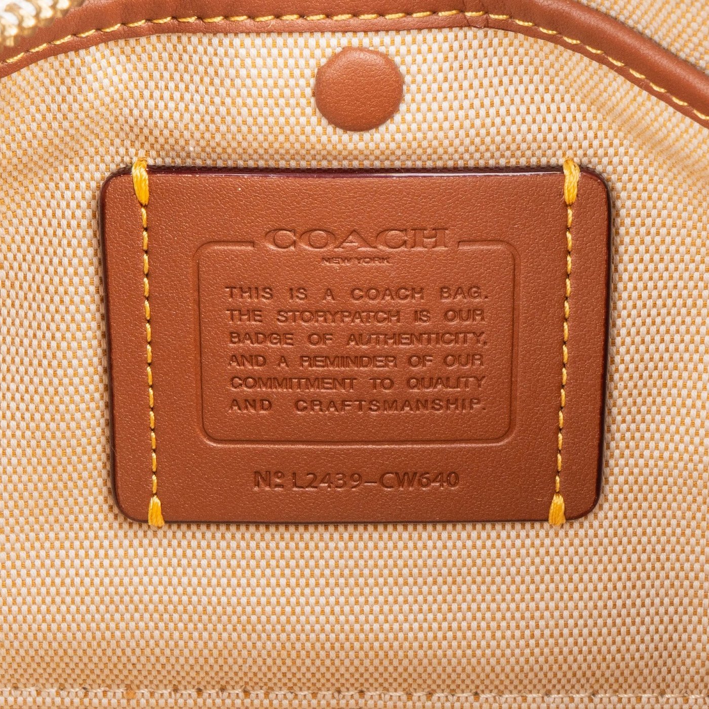 Coach Cream Calfskin Bandit Juliet 26 Shoulder Crossbody Bag