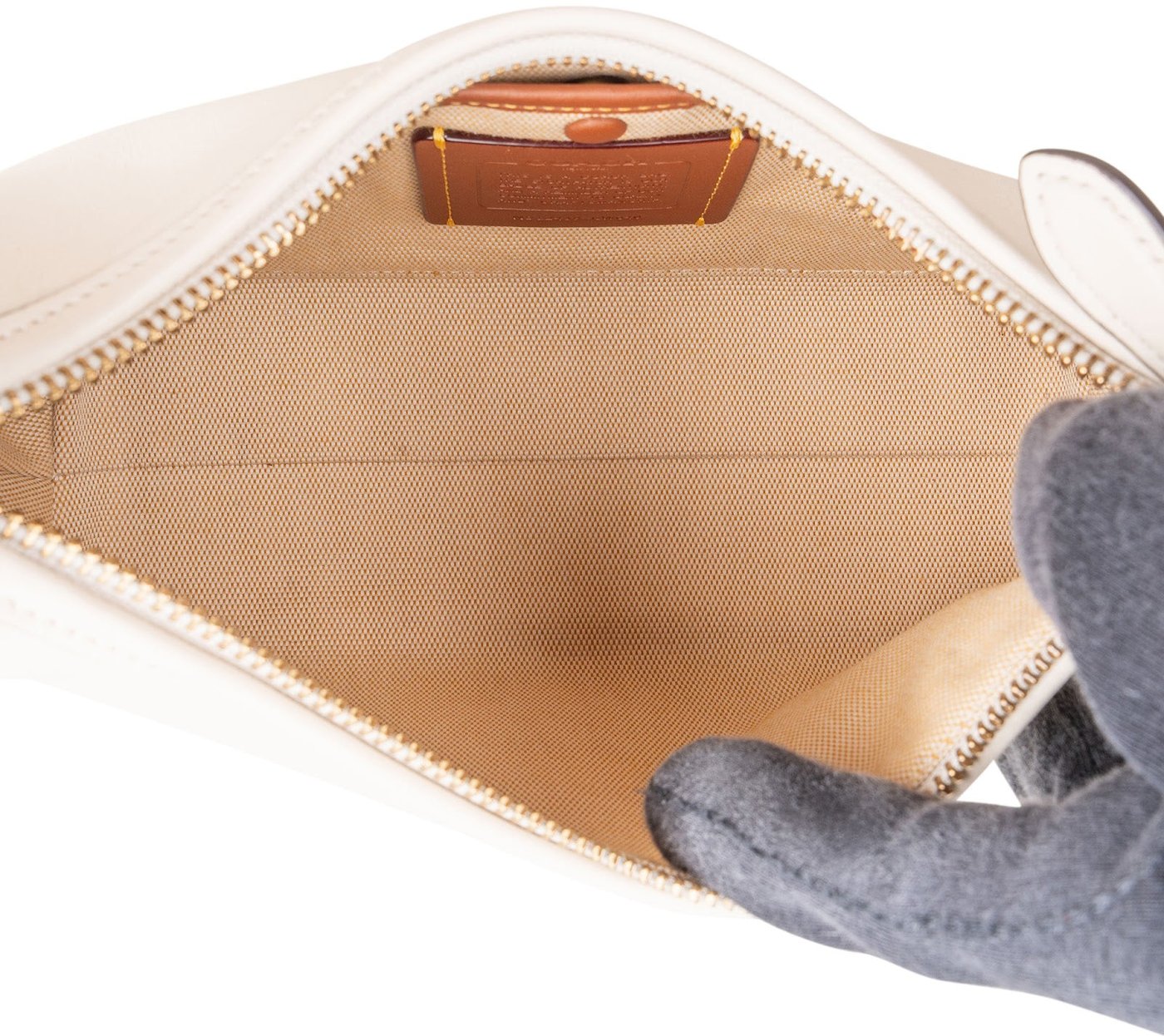 Coach Cream Calfskin Bandit Juliet 26 Shoulder Crossbody Bag