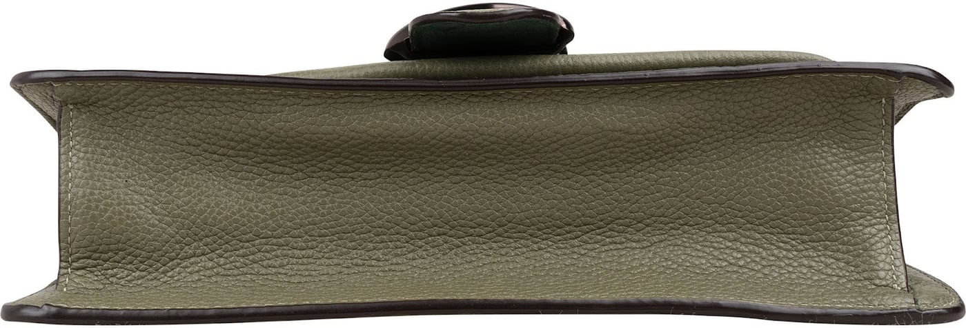 Coach Green Pebbled Leather Tabby Shoulder Crossbody Bag