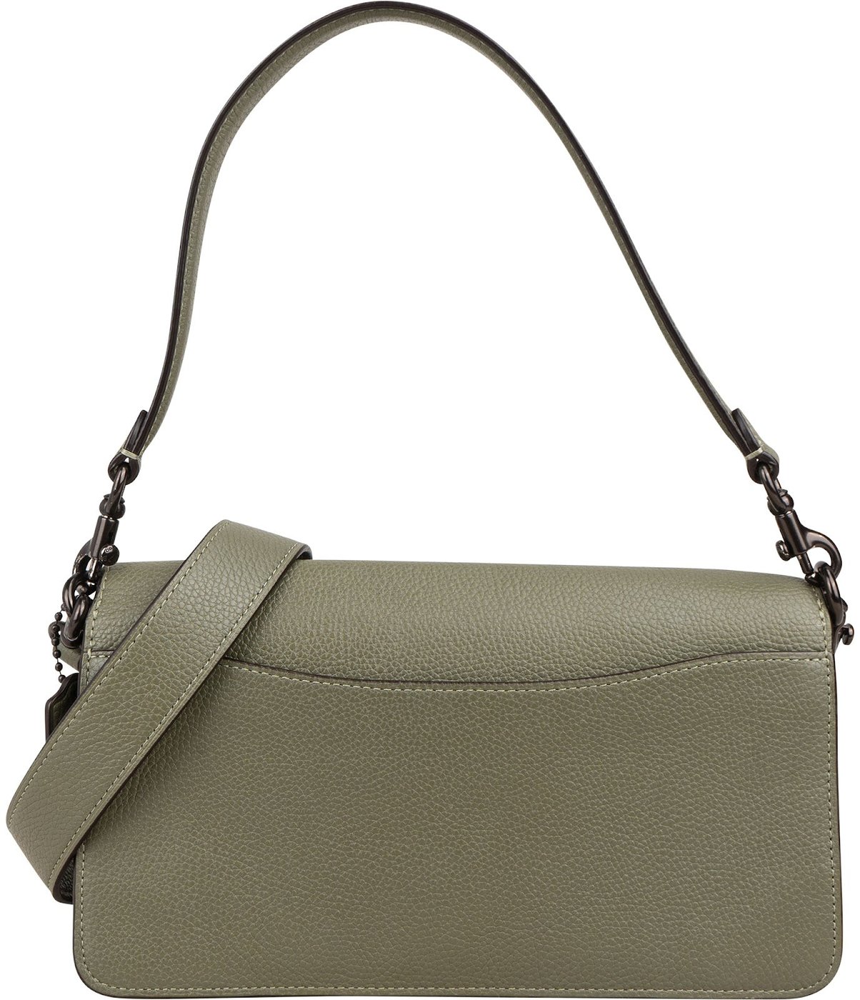 Coach Green Pebbled Leather Tabby Shoulder Crossbody Bag