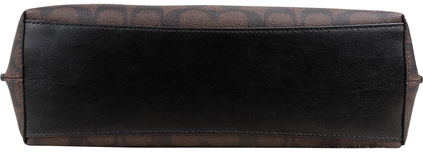 Coach Monogram Signature Canvas Large Town Bucket Crossbody Shoulder Bag