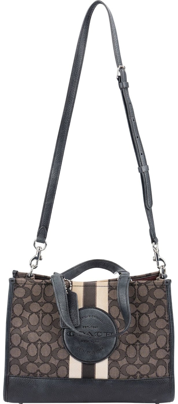 Coach Monogram Signature Jacquard Field Tote Handbag